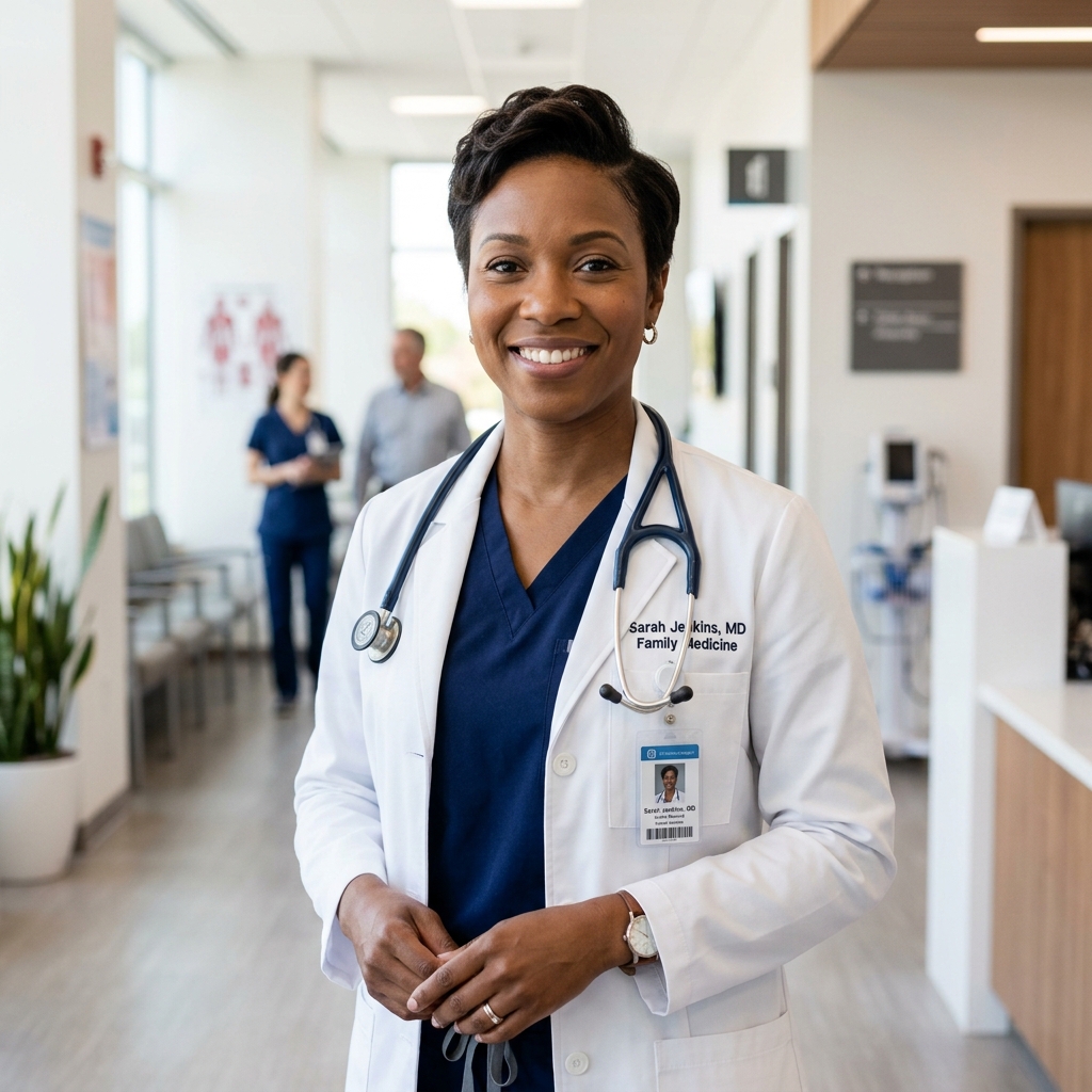 Médico especialista en consulta — Especialidades Médicas en San Julián
